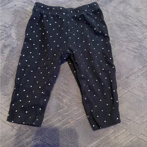 Carter's Black and White Polka Dot Leggings